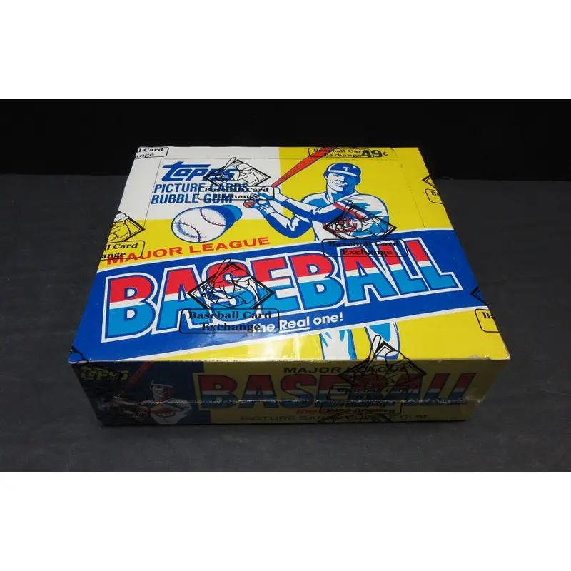 1983 Topps Baseball Unopened Cello Box (BBCE) (Non X-Out)