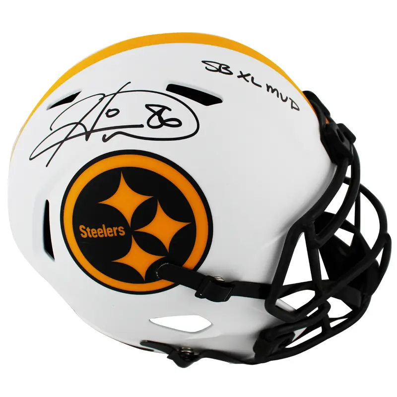 Steelers Hines Ward Authentic Signed Lunar Full Size Speed Rep Helmet BAS Wit