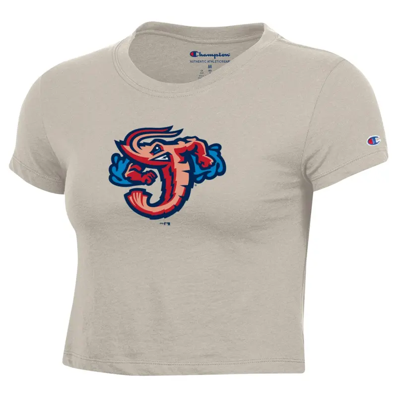 Jacksonville Jumbo Shrimp Champion Women's Cocoa Butter Baby Tee