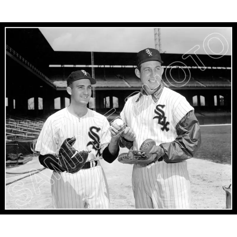 Billy Pierce Sherm Lollar 8X10 Photo - 1959 Chicago White Sox - 11957