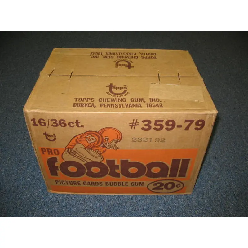 1979 Topps Football Unopened Wax Case (16 Box)