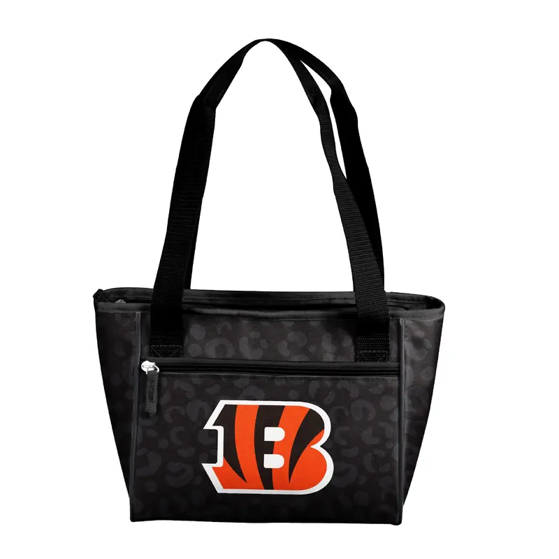 Cincinnati Bengals Leopard Print 16 Can Cooler Tote