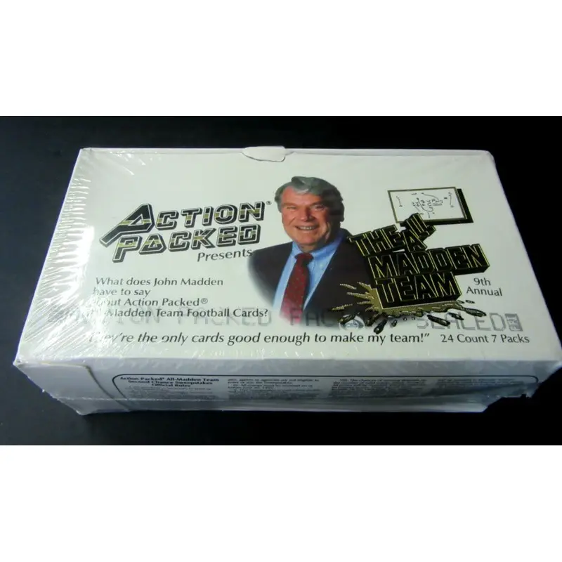 1992 Action Packed Football All Madden Team Box (9th)