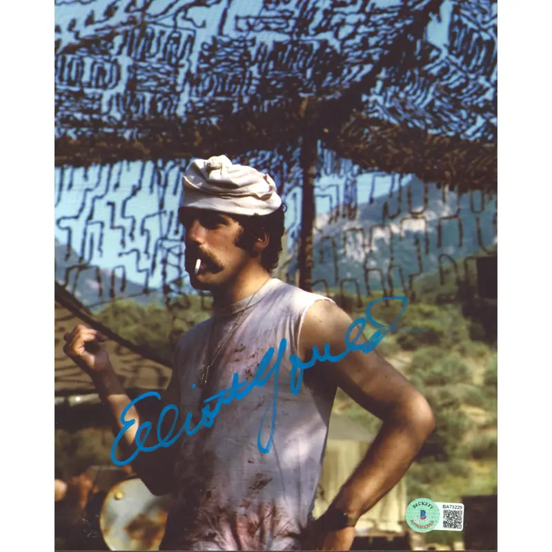 Elliott Gould M*A*S*H Authentic Signed 8x10 Photo Autographed BAS #BA73229