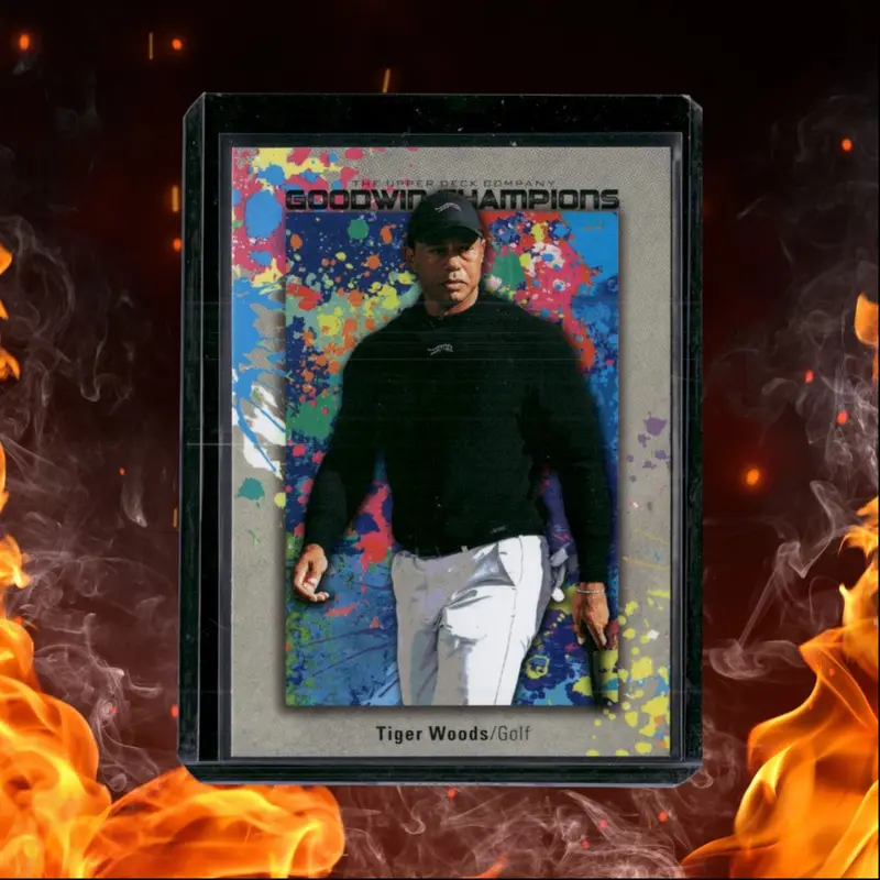 2024 Upper Deck Goodwin Champions Tiger Woods Splash of Color (F) #131