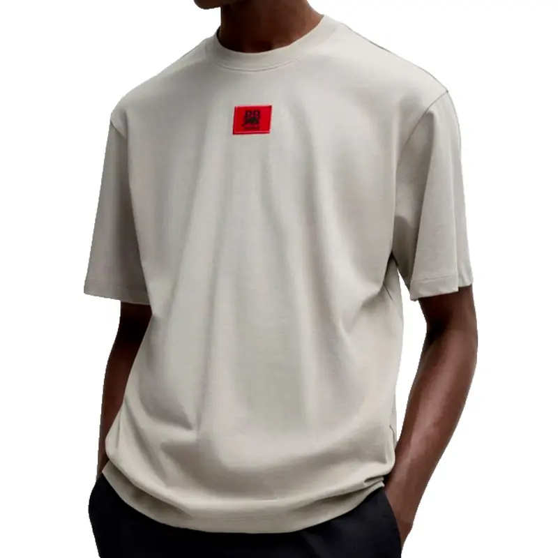 HUGO BOSS MENS T SHIRT GRAY DRAMBOK RB 50530039035