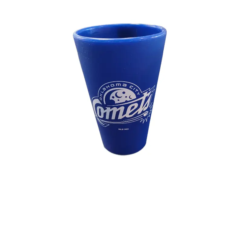 OKC Comets Silicone Blue Primary Pint Glass