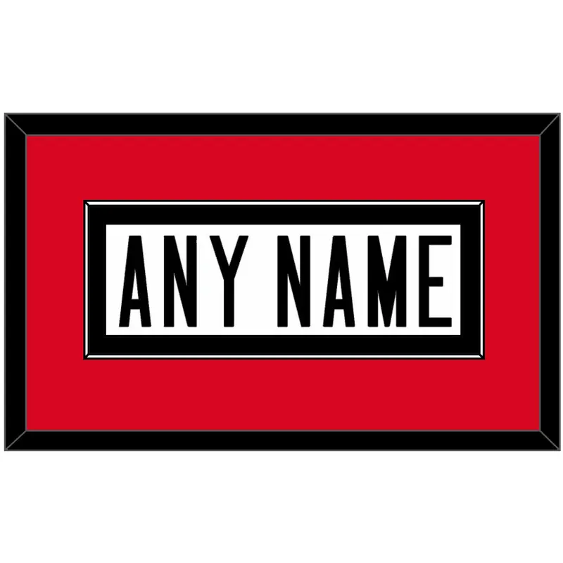 Canada Mens Hockey Nameplate - 2006 Olympics Home White - Single Mat 2