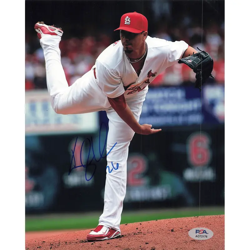 KYLE LOHSE signed 8x10 photo PSA/DNA St. Louis Cardinals Autographed