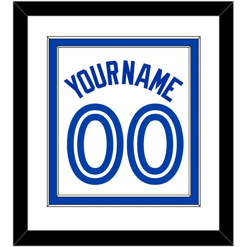 Toronto Name & Number - Home White - Double Mat 1