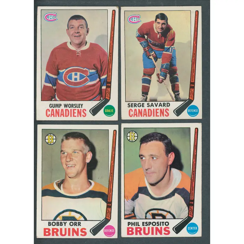 1969/70 Topps Hockey Near Set (131/132) EX (22-018)