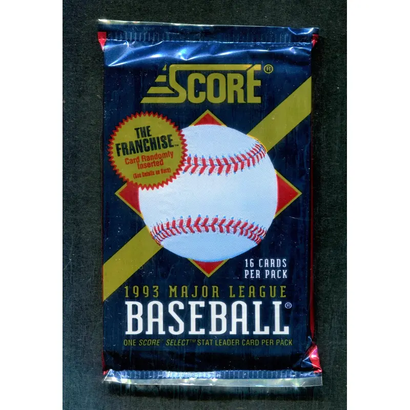 1993 Score Baseball Unopened Pack