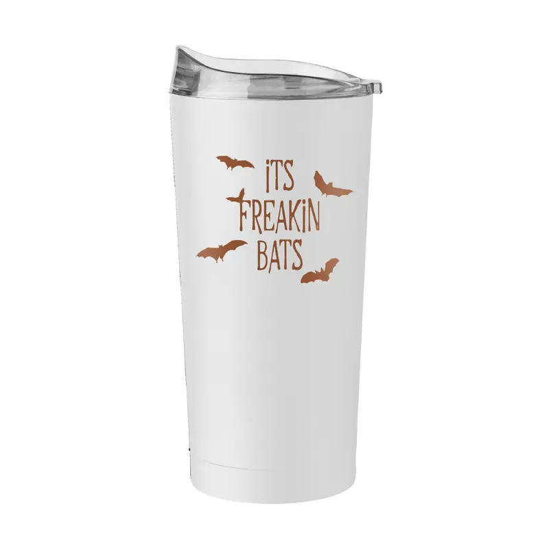 Halloween 20oz Its Freaking Bats Powder Coat Tumbler