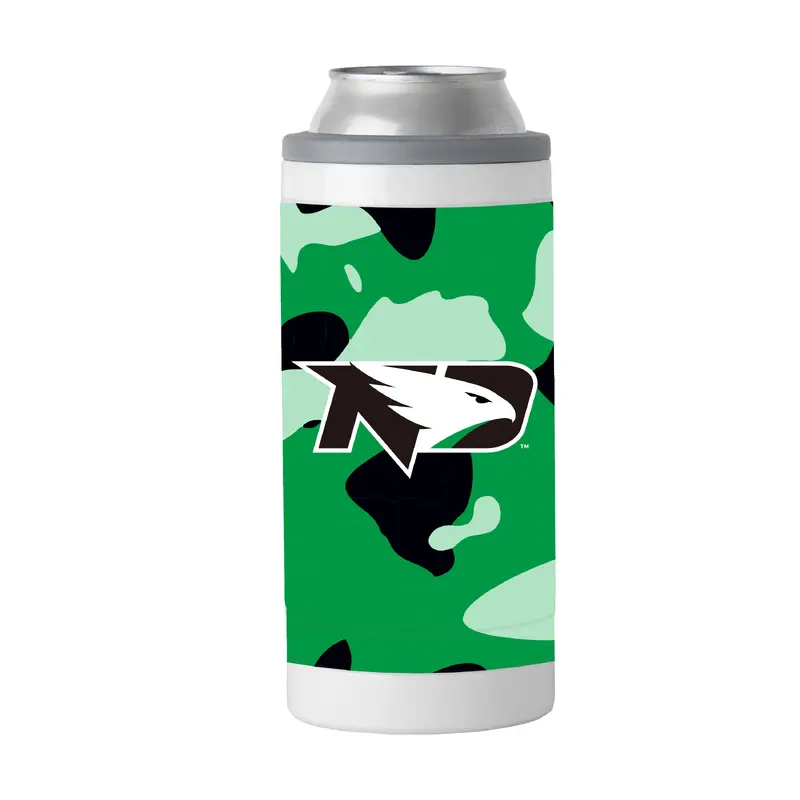 North Dakota Camo Swagger 12oz Slim Can Coolie