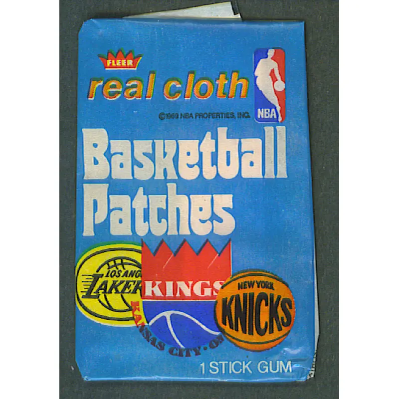 1974/75 Fleer Basketball Patches Unopened Wax Pack
