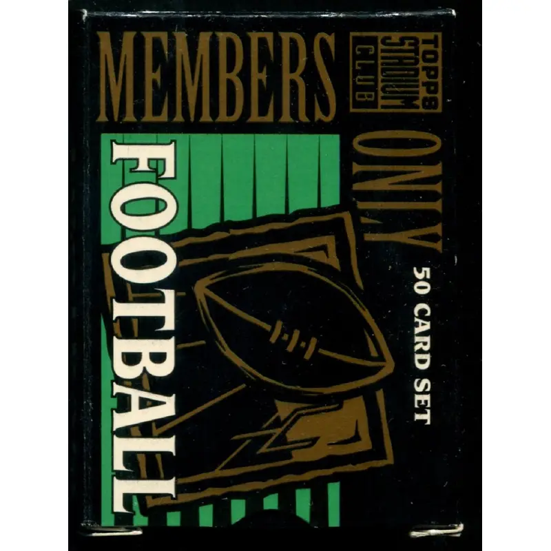 1994 Topps Stadium Club Football Members Only Factory Set (50)