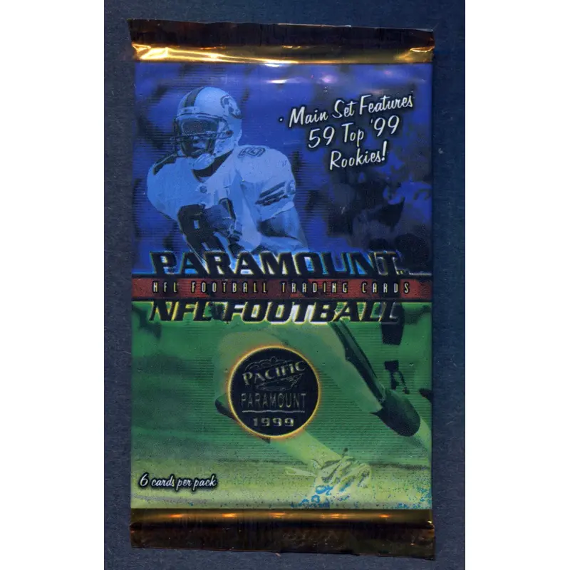 1999 Pacific Paramount Football Unopened Pack (6)