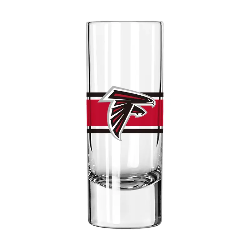 Atlanta Falcons 2.5oz Stripe Shooter Glass