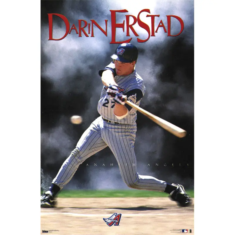 Darin Erstad "Blast" Anaheim Angels Poster - Costacos Brothers 1999