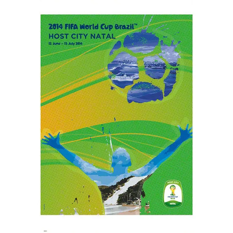 FIFA World Cup 2014 Official Venue Poster - Natal (#0951)