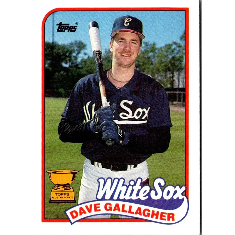 1989 Topps Dave Gallagher #156 Rookie
