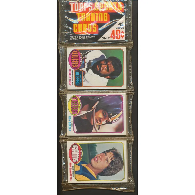 1976 Topps Football Unopened Rack Pack (Authenticate)
