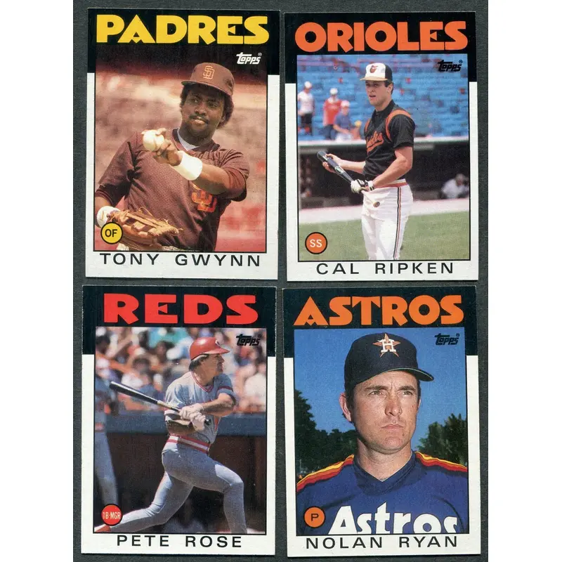 1986 Topps Baseball Complete Set NM (792) (24-657)