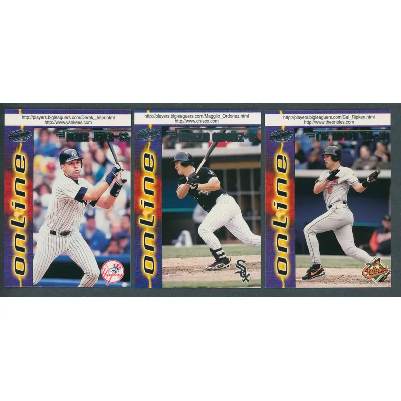 1998 Pacific Online Baseball Complete Set (800) NM/MT MT