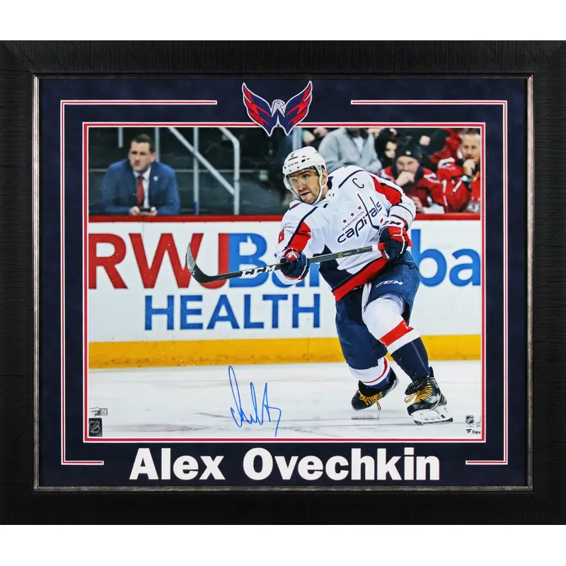 Capitals Alex Ovechkin Authentic Signed 16x20 Horizontal Framed Photo Fanatics