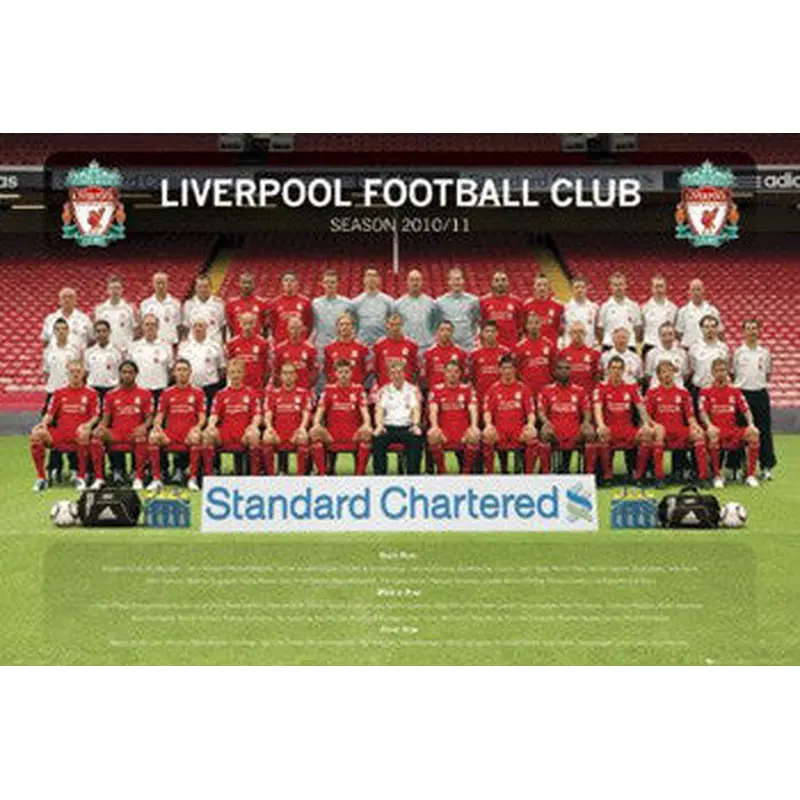 Liverpool FC 2010/11 Official Team Portrait Poster - GB Eye