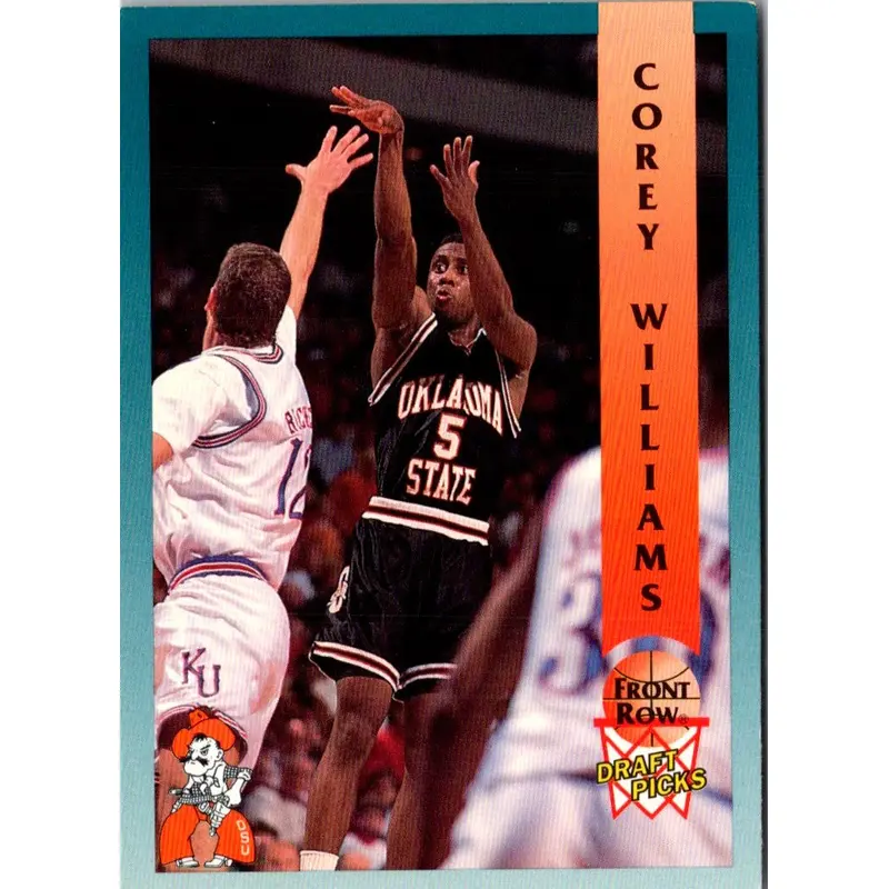 1992 Front Row Draft Picks Corey Williams #74