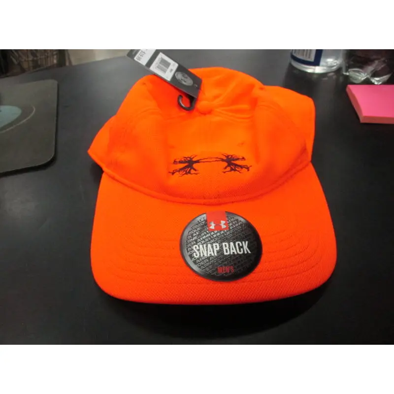 Used Under Armour OSFA Snap Back Orange Hat