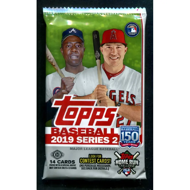 2019 Topps Baseball Unopened Series 2 Pack (Hobby) (14)