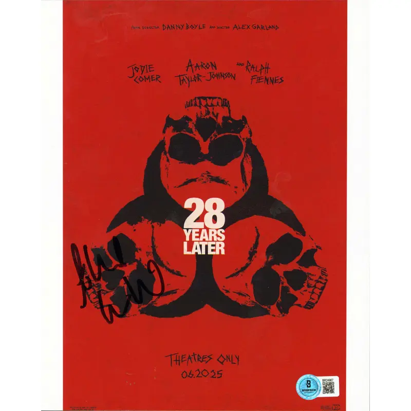 Alex Garland 28 Years Later Authentic Signed 8x10 Vertical Photo BAS #BR24967