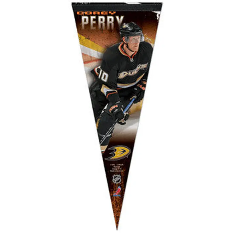 Corey Perry "Superstar" Anaheim Ducks Premium Felt Collector's Pennant - Wincraft 2013