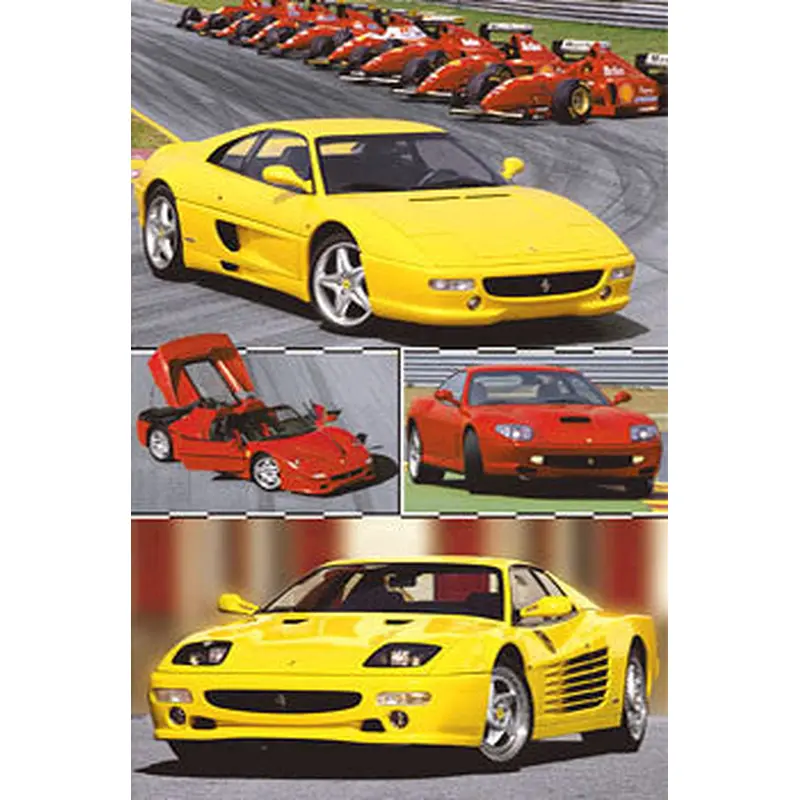 Ferrari 1998 Autophile Composite Poster - Wizard & Genius