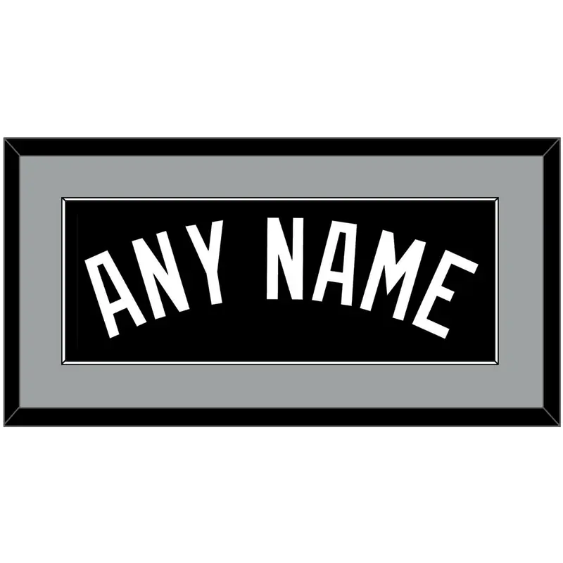 San Antonio Name - Road Black (1989-2002) - Single Mat 2