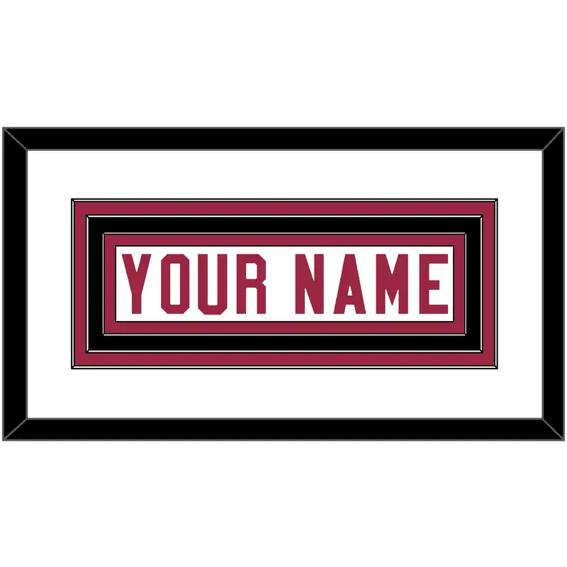 Arizona Nameplate - Road White - Triple Mat 3