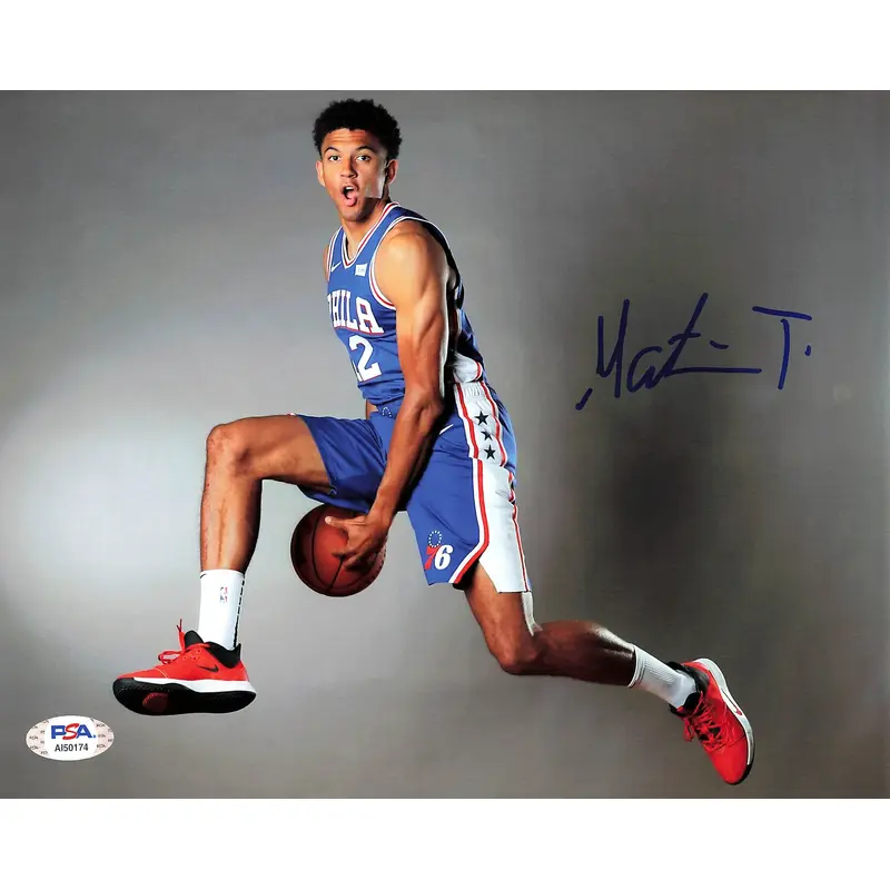 Matisse Thybulle signed 8x10 photo PSA/DNA Philadelphia 76ers Autographed
