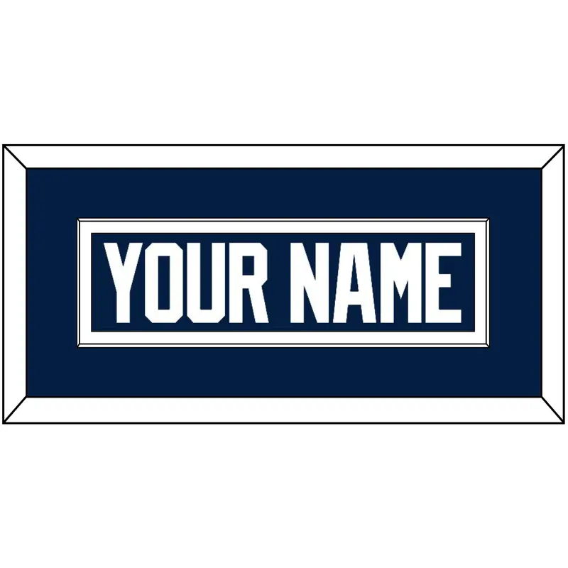 Penn State Hockey Nameplate - Home White - Single Mat 1