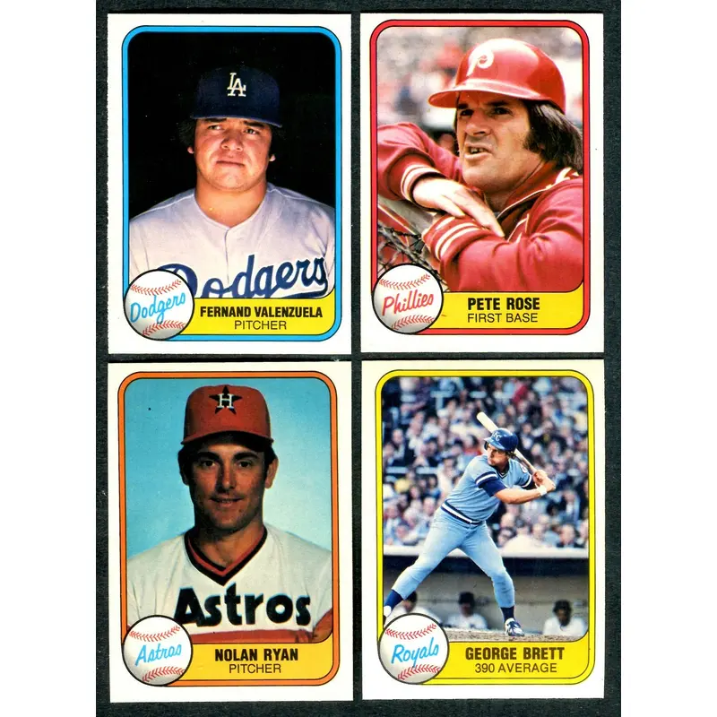 1981 Fleer Baseball Complete Set EX/MT NM (660) (24-493)
