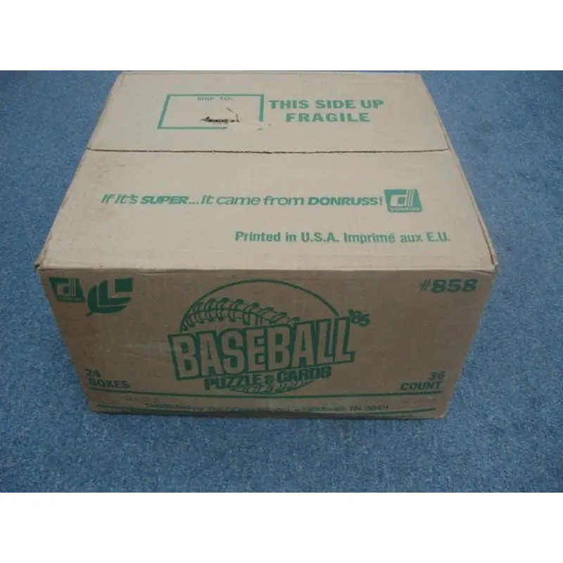 1985 Donruss Leaf Baseball Unopened Wax Case (24 Box)