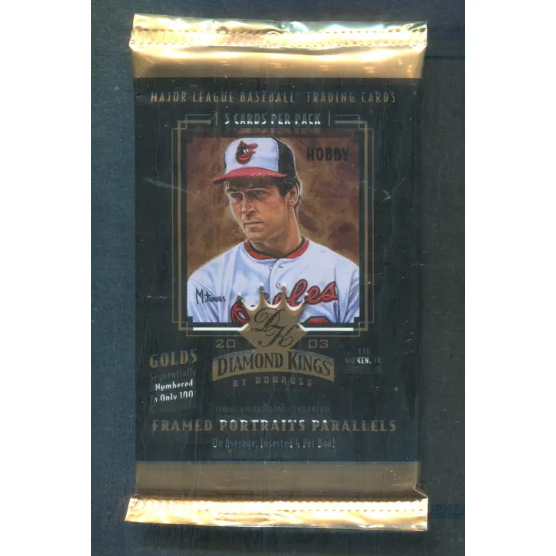 2003 Donruss Diamond Kings Baseball Unopened Pack (Hobby) (5)