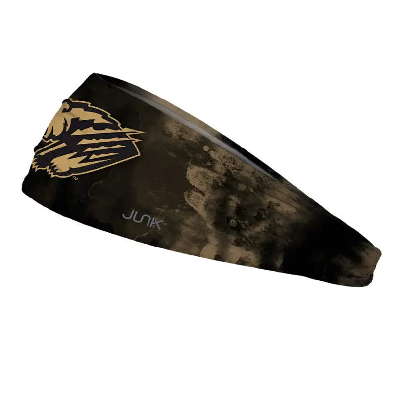 Black & Gold Primary Logo Headband