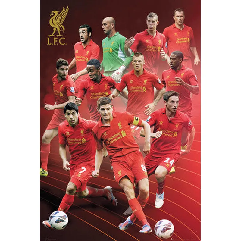 Liverpool FC "Super Eleven" (2012/13) Action Poster - GB Eye (UK)