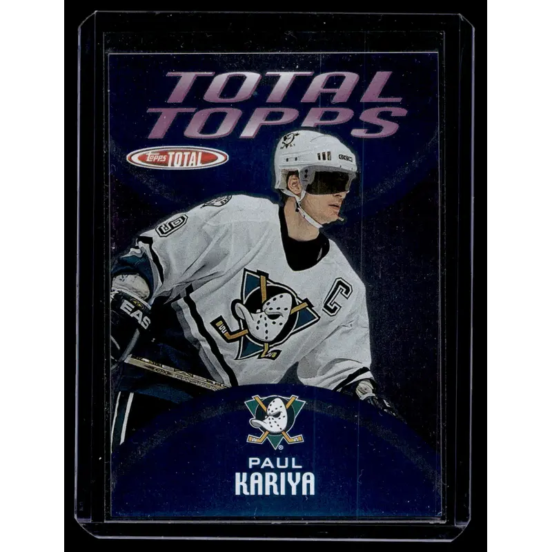 2002-03 Topps Total - Total Topps - Paul Kariya #TT13