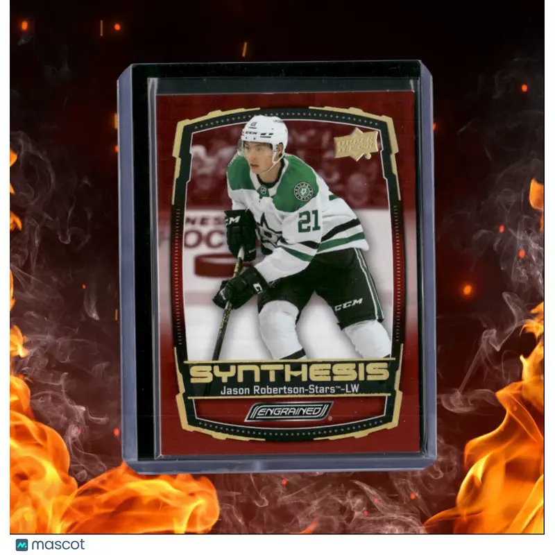 2023-24 Upper Deck Engrained Jason Robertson Synthesis Red #S-45
