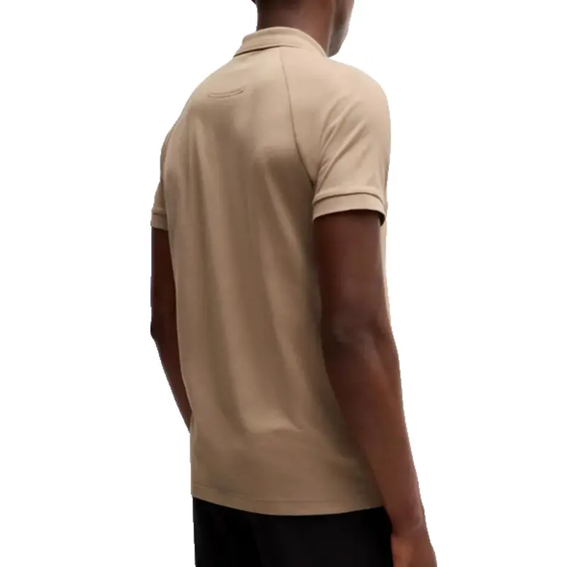 HUGO BOSS MENS POLO BROWN PHILIX MIRROR 50525119334