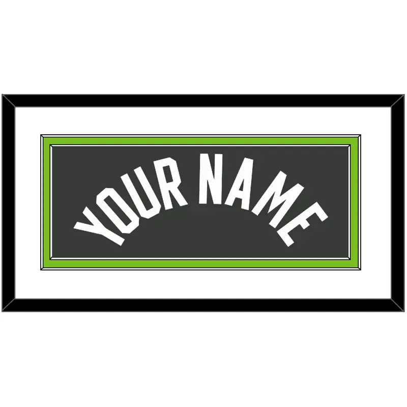 Minnesota Name - Dark Gray Statement - Double Mat 1