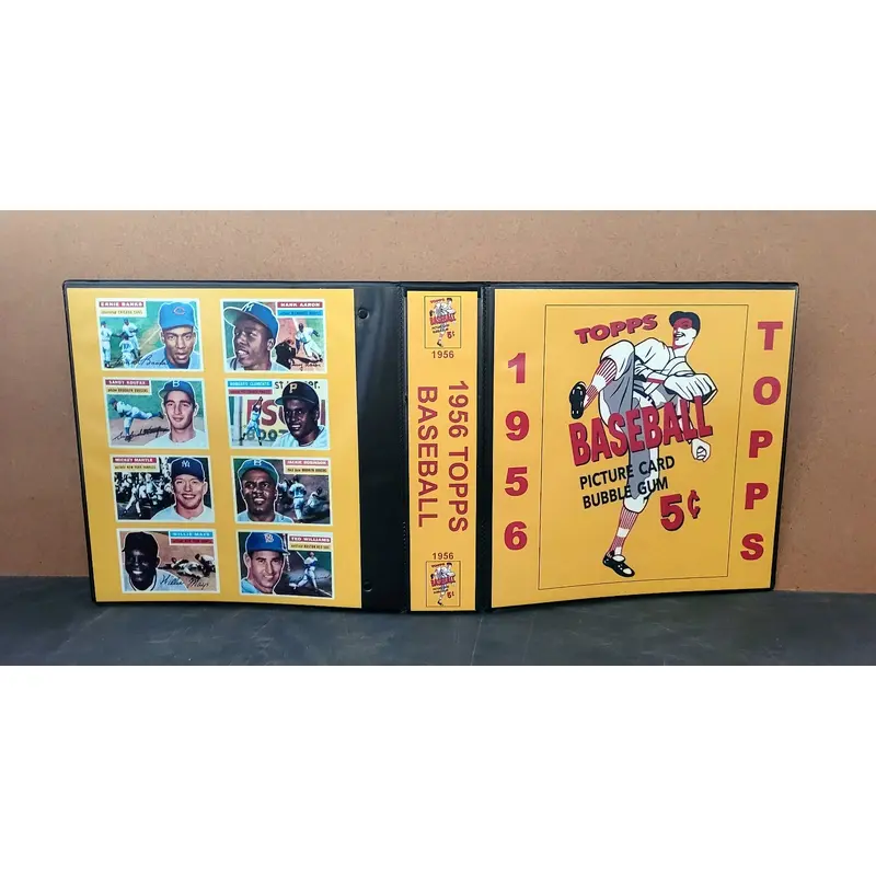 1956 Topps Baseball Cards Custom Made Album Binder Inserts 3 Sizes - 3461